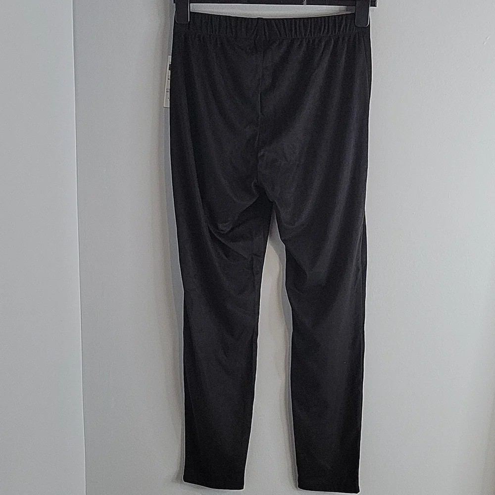 NWT Utopia by HUE Black Suede Skimmer High Waist Leggings size Medium NEW